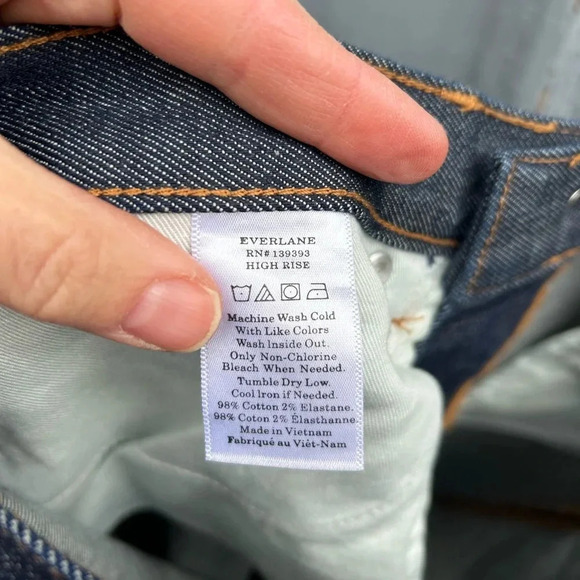 Everlane High Rise Ankle  Jeans, size 27 - Picture 11 of 11